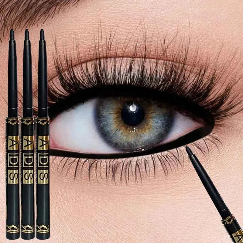 Bold Black Eyeliner Pencils – Waterproof & Smudge-Proof Set