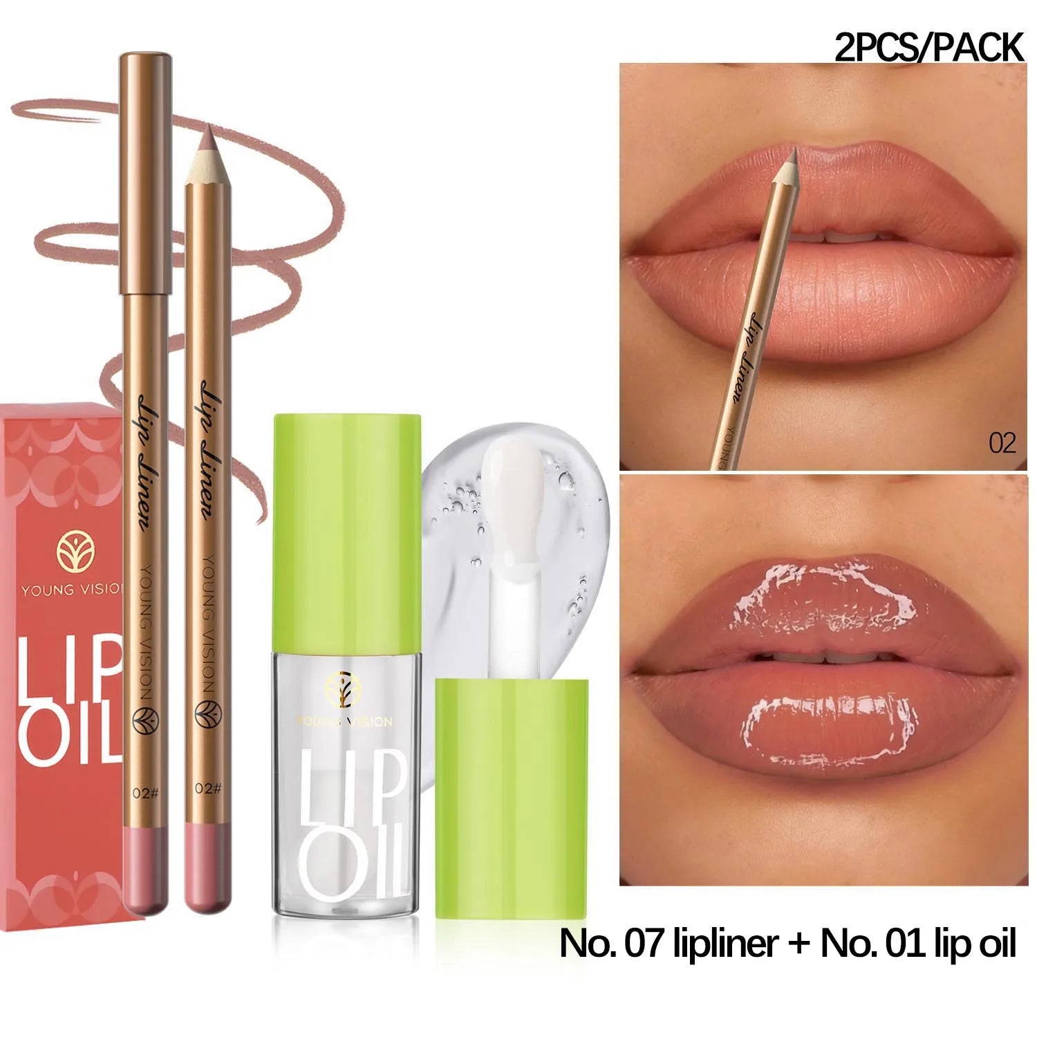 Elevate Your Look: USHAS 12-Color Lipstick & Liner Duo
