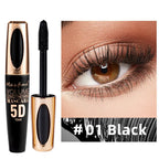 5D Waterproof Eye Black: Smudge-Proof & Curly Perfection