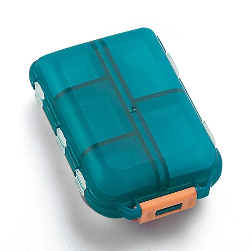 Portable Pill Storage Box: Perfect for Travel & Daily Needs