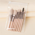 Fluffy 8-Pc Makeup Brush Set: Perfect Your Look Effortlessly