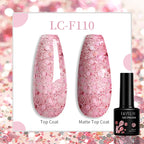 Vibrant LILYCUTE 129 Colors Gel Polish - 7ML Perfection