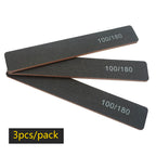 Precision Half Moon Nail File Buffer - 100/180 Grit