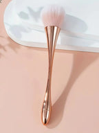 Soft Rose Golden Brush Set: Highlight, Blush & Powder
