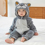 Cozy Unicorn & Dinosaur Baby Rompers for Boys & Girls