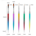 Precision Nail Art Brush Set: 5/20 Pcs for Masterful Designs