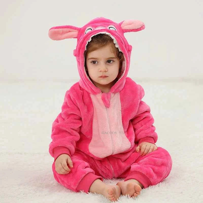 Cozy Unicorn & Dinosaur Baby Rompers for Boys & Girls
