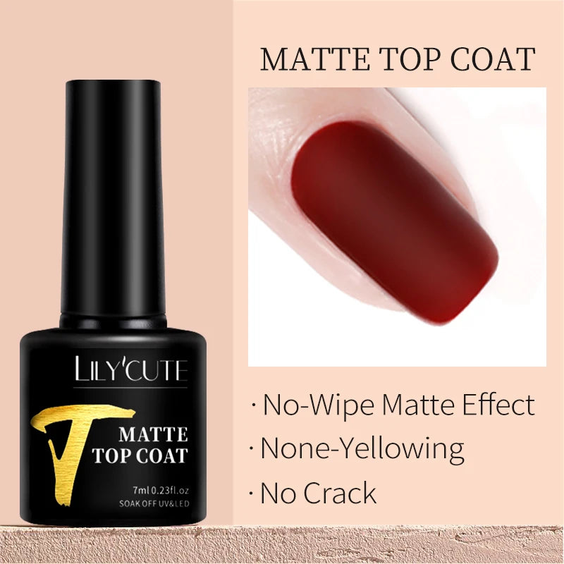 Vibrant LILYCUTE 129 Colors Gel Polish - 7ML Perfection