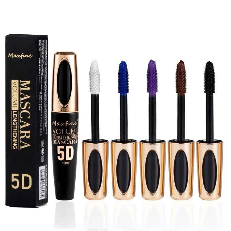 5D Waterproof Eye Black: Smudge-Proof & Curly Perfection