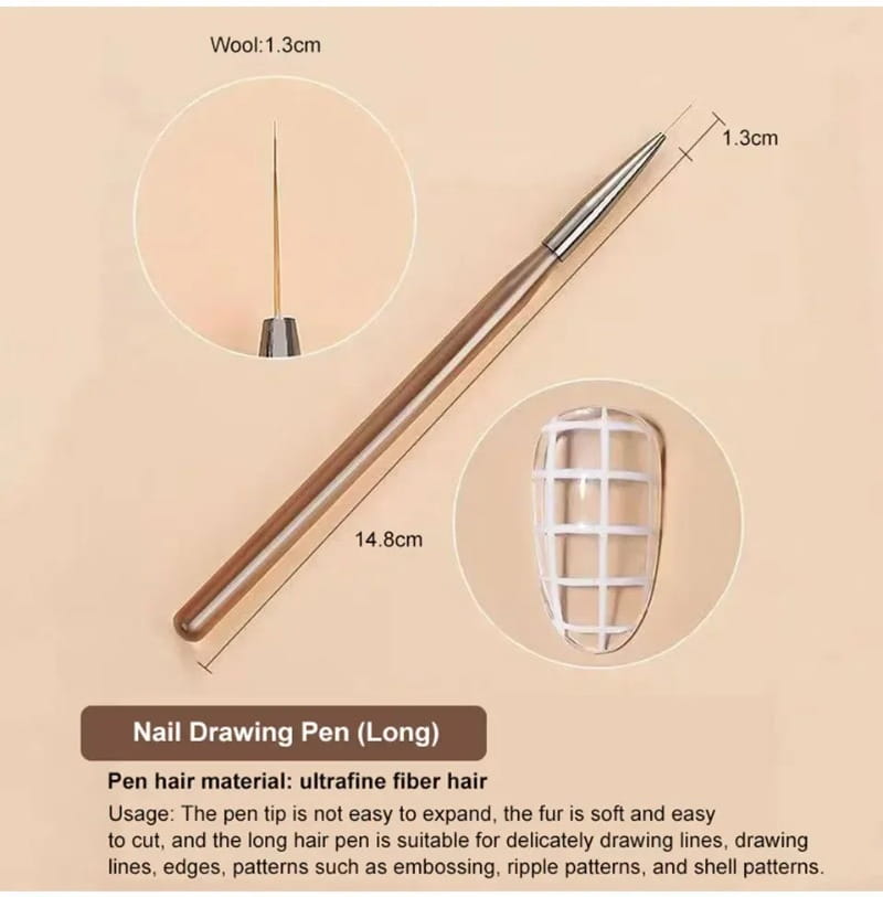 Elevate Your Nail Art: 9PCS UV Gel Brush Set