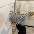 Elegant Glitter Chain Mini Crossbody Purse for Women
