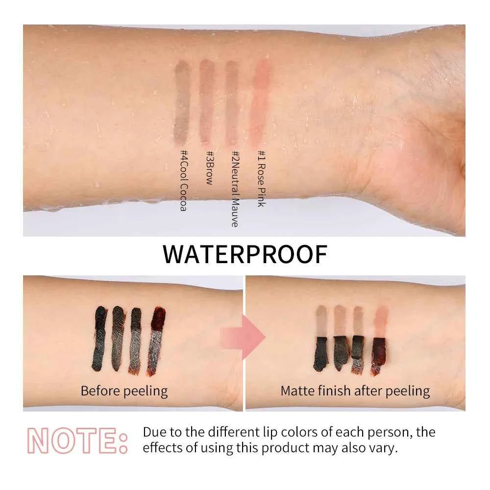 Ultimate Waterproof Lip Color: Brown Peel-Off Tint