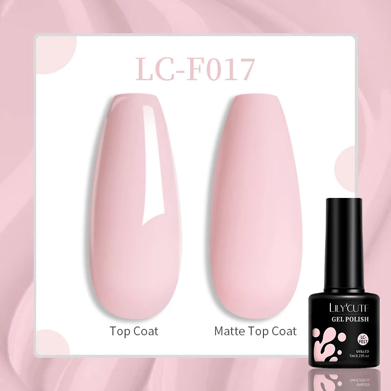 Vibrant LILYCUTE 129 Colors Gel Polish - 7ML Perfection