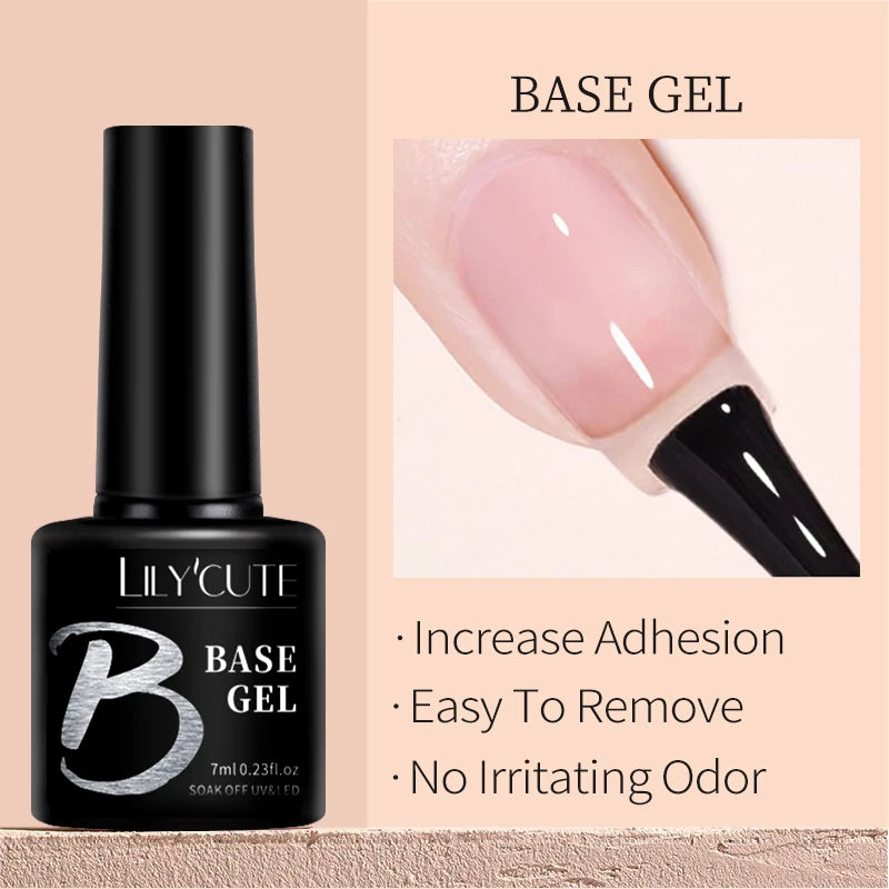Vibrant LILYCUTE 129 Colors Gel Polish - 7ML Perfection