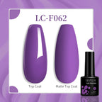 Vibrant LILYCUTE 129 Colors Gel Polish - 7ML Perfection