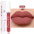 Waterproof Matte Liquid Lipstick - CmaaDu Red Elegance