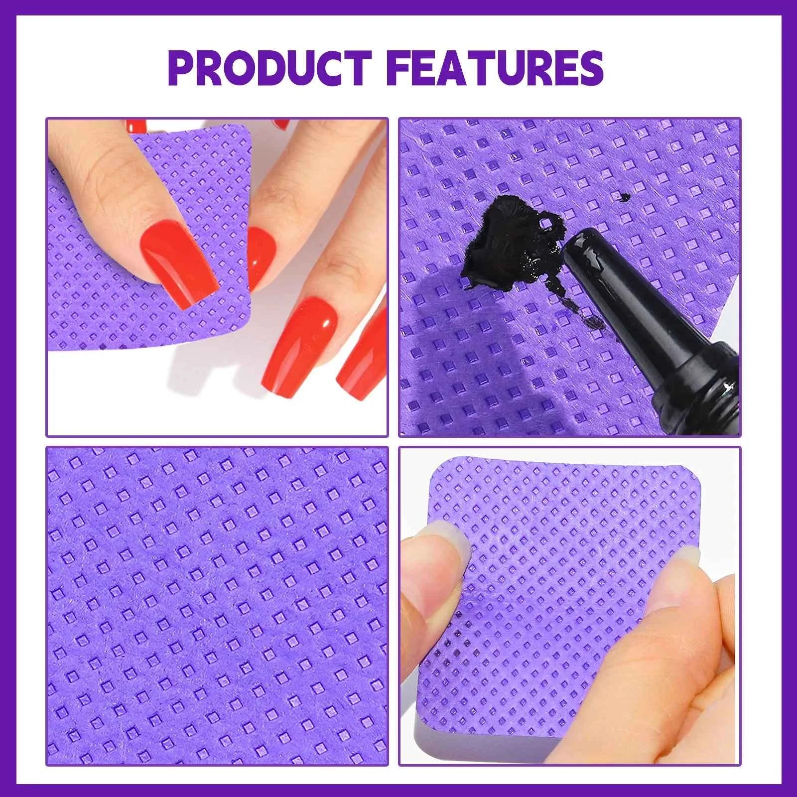 Professional UV Gel Remover Cotton Pads for Manicures