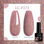 Vibrant LILYCUTE 129 Colors Gel Polish - 7ML Perfection