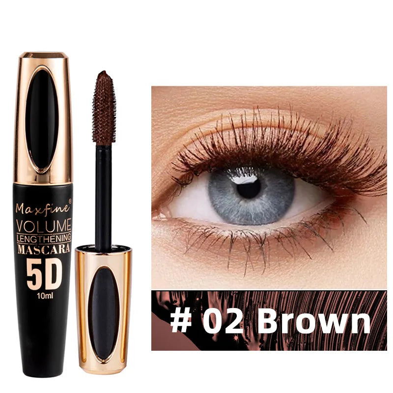 5D Waterproof Eye Black: Smudge-Proof & Curly Perfection