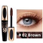 5D Waterproof Eye Black: Smudge-Proof & Curly Perfection