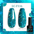 Vibrant LILYCUTE 129 Colors Gel Polish - 7ML Perfection