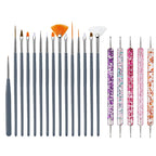 Precision Nail Art Brush Set: 5/20 Pcs for Masterful Designs