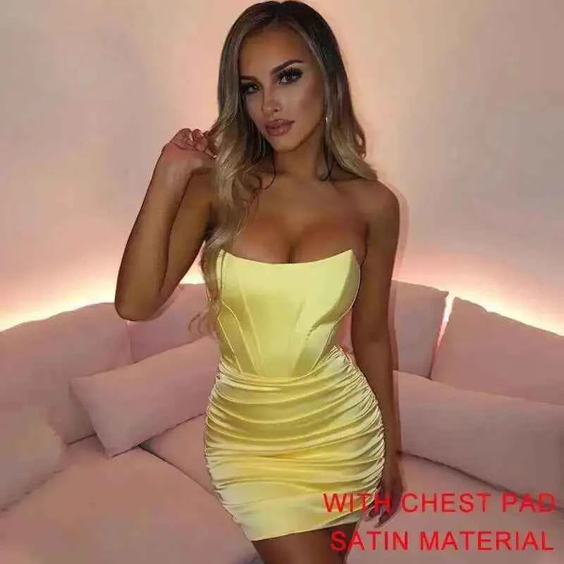 Elegant Glitter Bodycon Mini Dress for Summer Nights