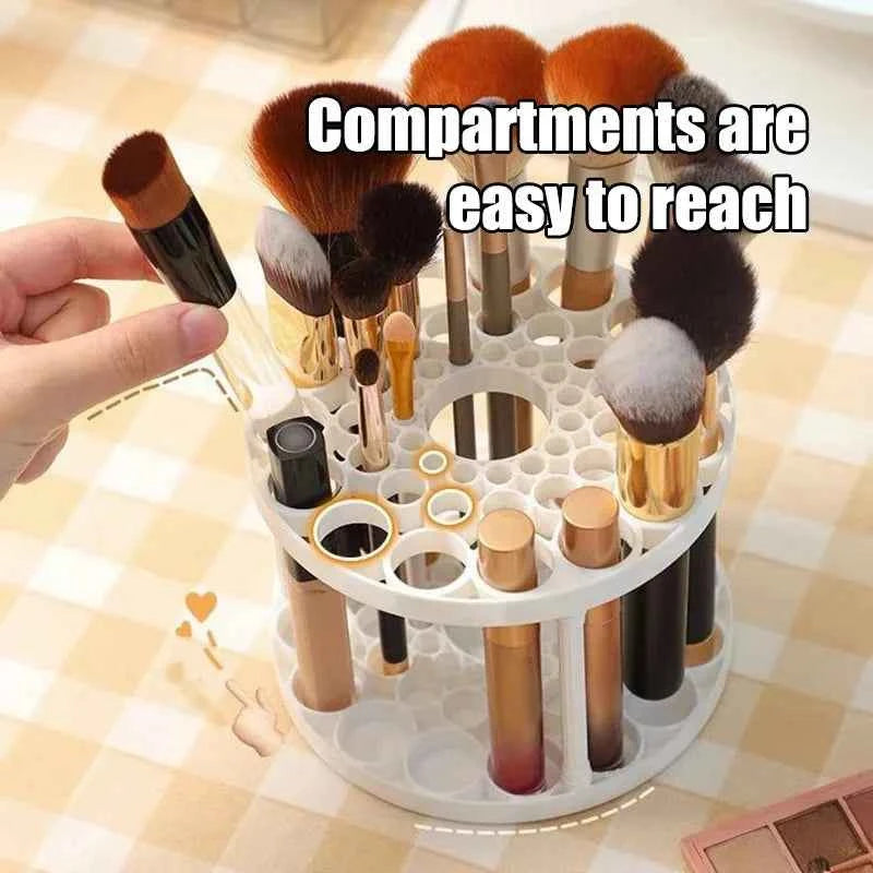 Elevate Your Routine: Organized Makeup Brush Holder