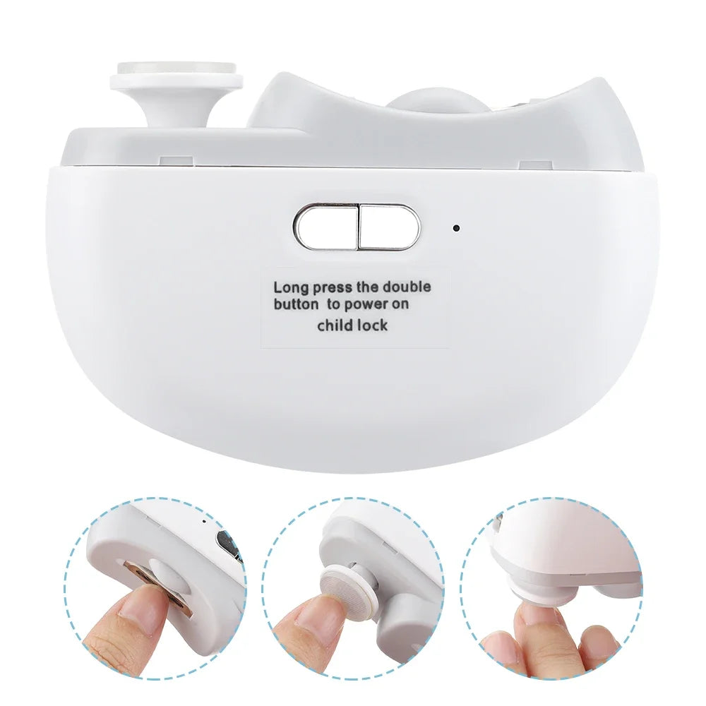Automatic Nail Trimmer with Light - Safe & Efficient
