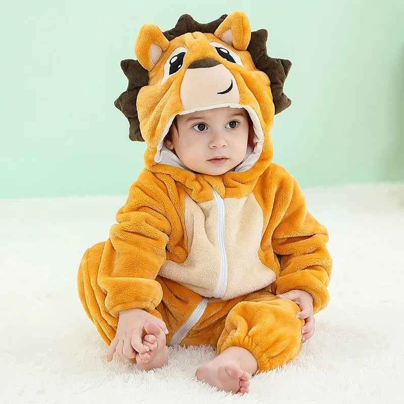 Cozy Unicorn & Dinosaur Baby Rompers for Boys & Girls