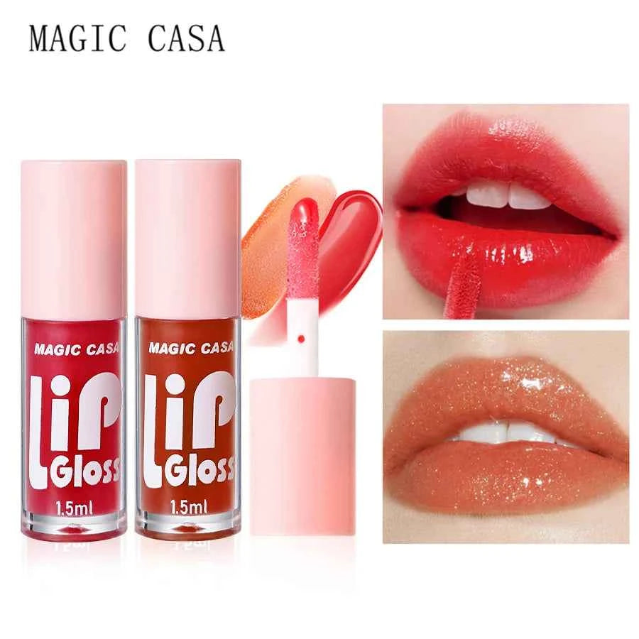 Hydrating Jelly Lip Oil Set: 6pcs for Smooth, Shiny Lips