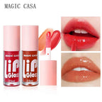 Hydrating Jelly Lip Oil Set: 6pcs for Smooth, Shiny Lips