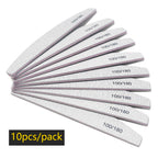 Precision Half Moon Nail File Buffer - 100/180 Grit
