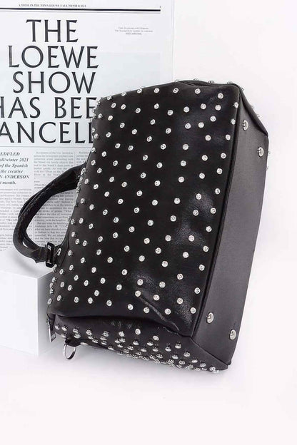 Rhinestone Studded Bowling Bag