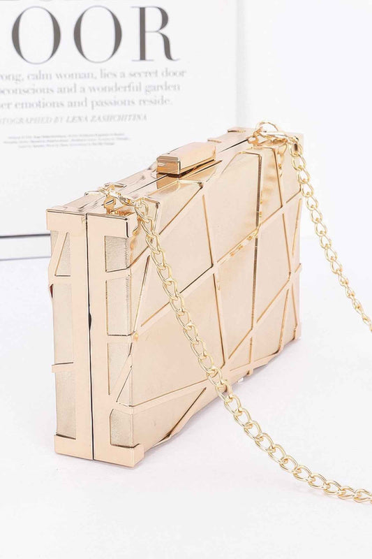 Metal Case Metallic Clutch