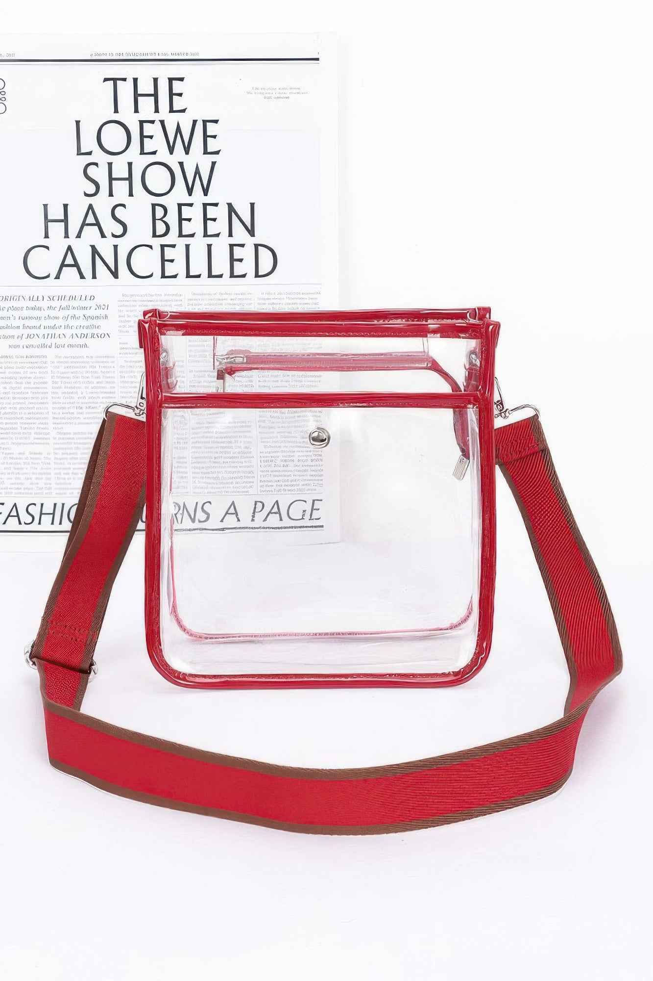 Transparent School Bag W/ Strap