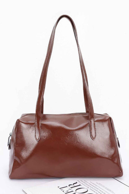 Faux Leather Sport Bag