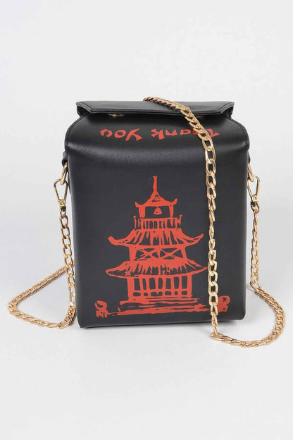 Chinese To Go Box Clutch.