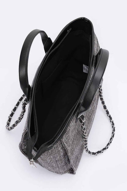 Simple Daily Shoulder Strap Tote Bag