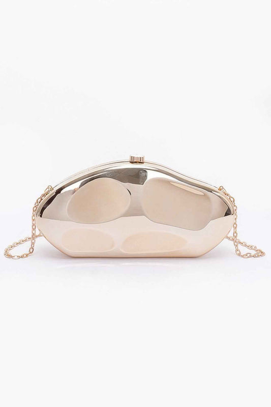 Metallic Plastic Party Clutch