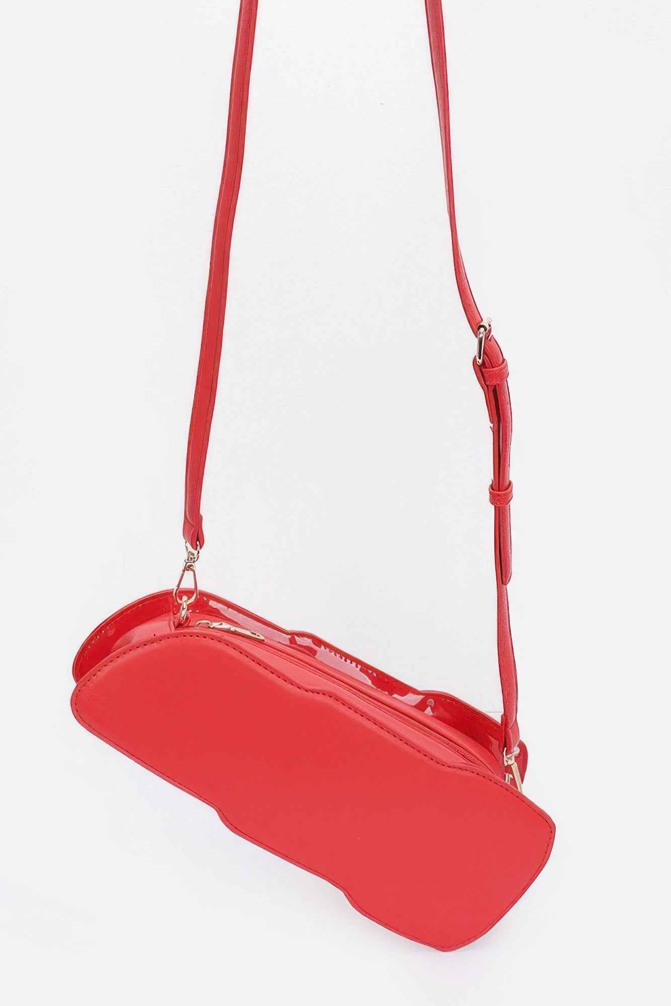 Faux Leather Lipstick Novelty Bag