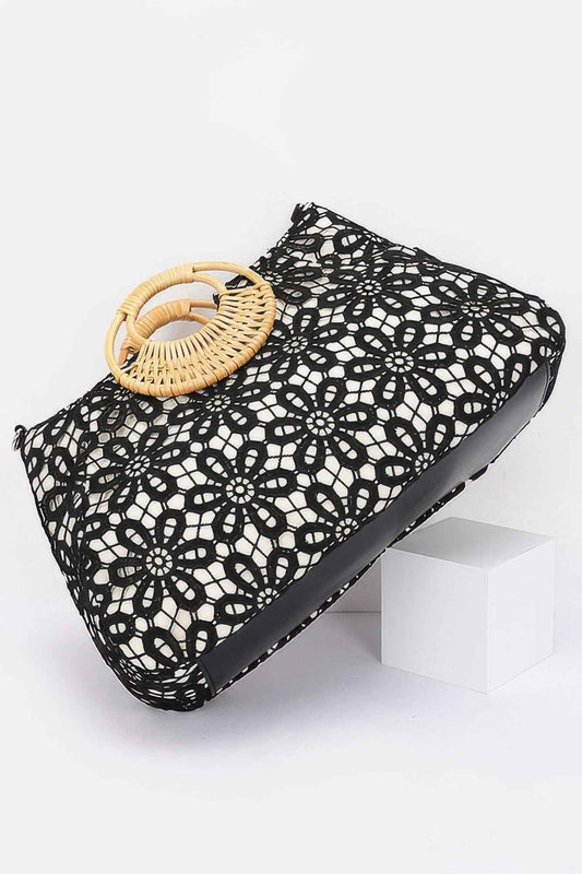 Faux Top Case Clutch