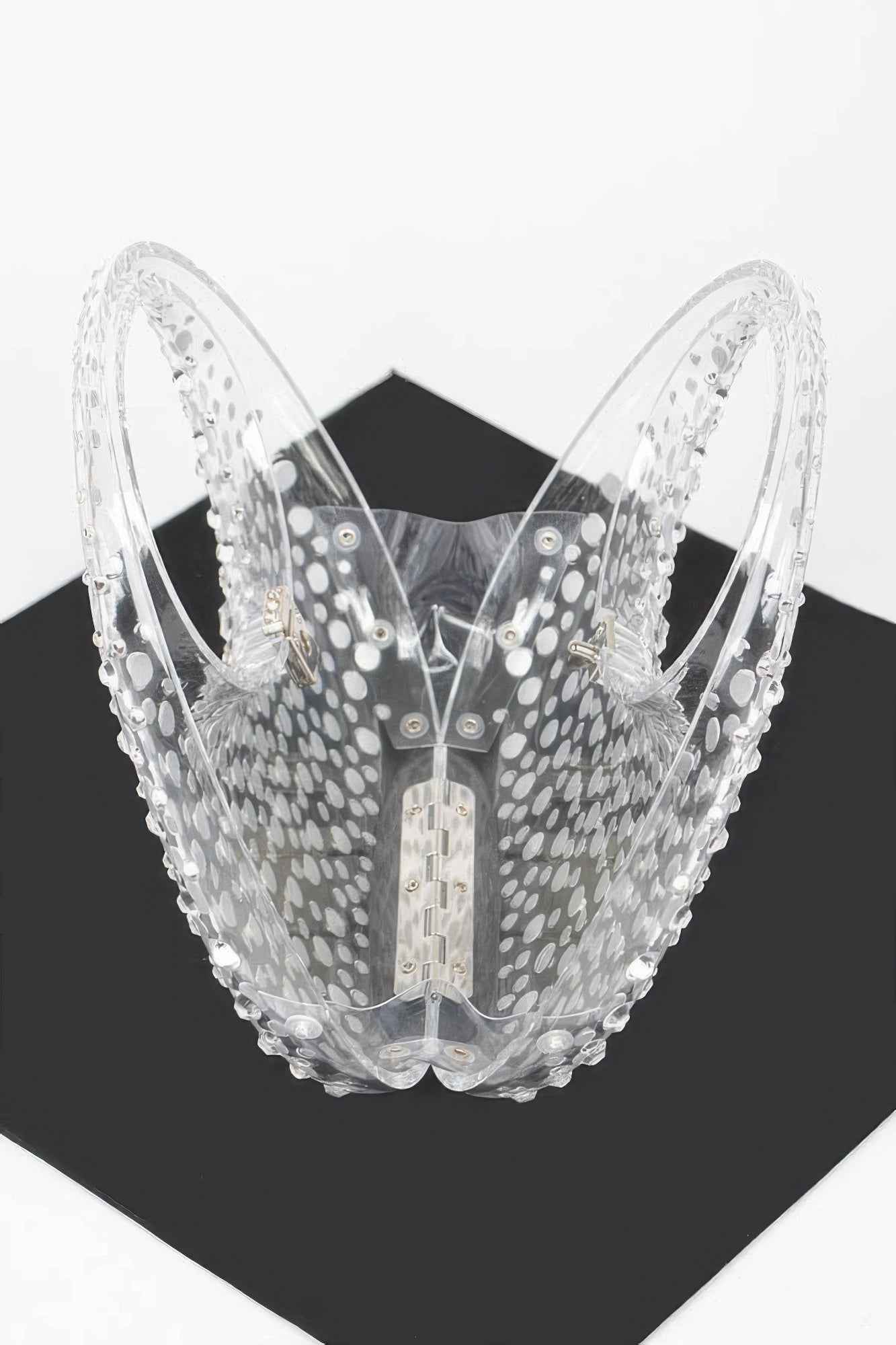 Rhinestone Hot Fix Clear Acrylic Clutch