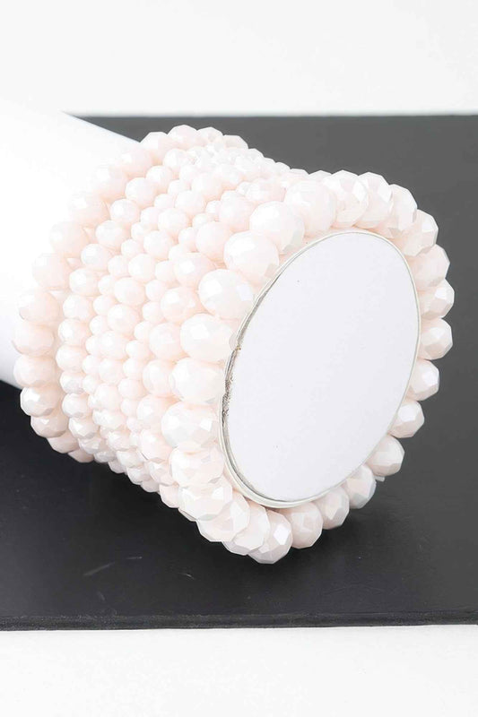 Multi Crystal Beaded Bracelet