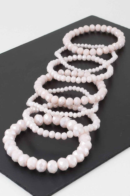 Multi Crystal Beaded Bracelet