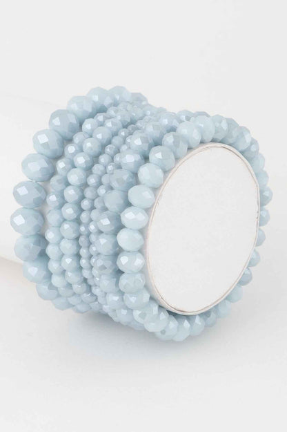 Multi Crystal Beaded Bracelet