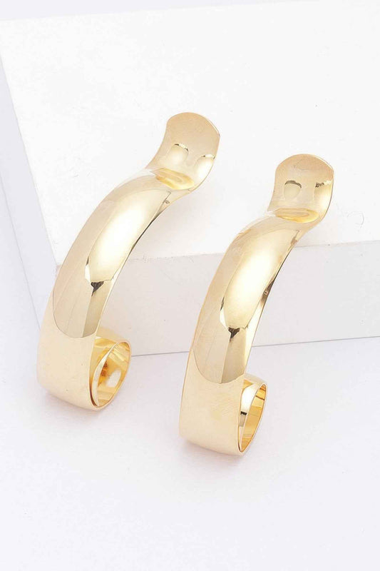 Metal Hoop Earrings