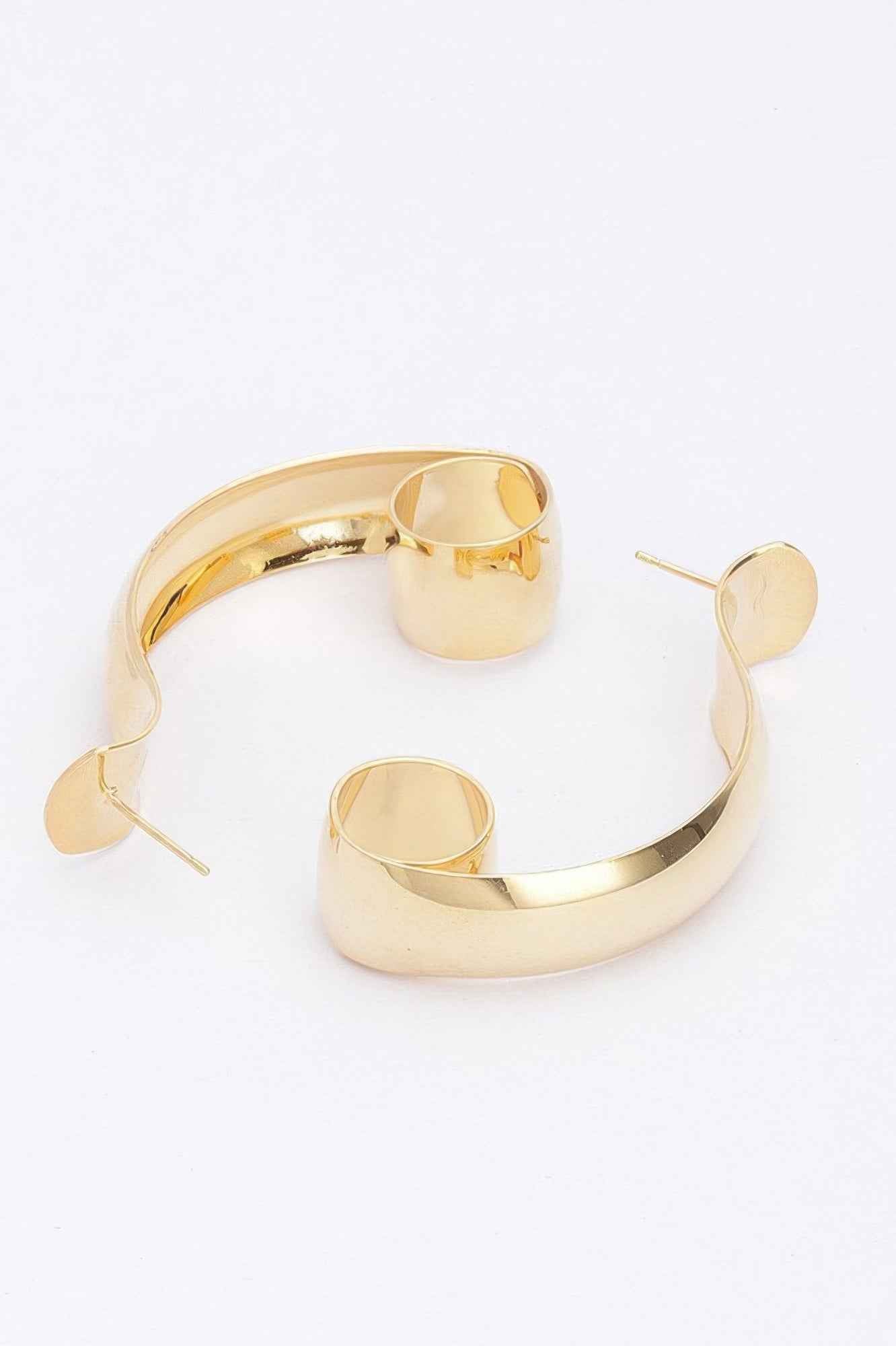Metal Hoop Earrings