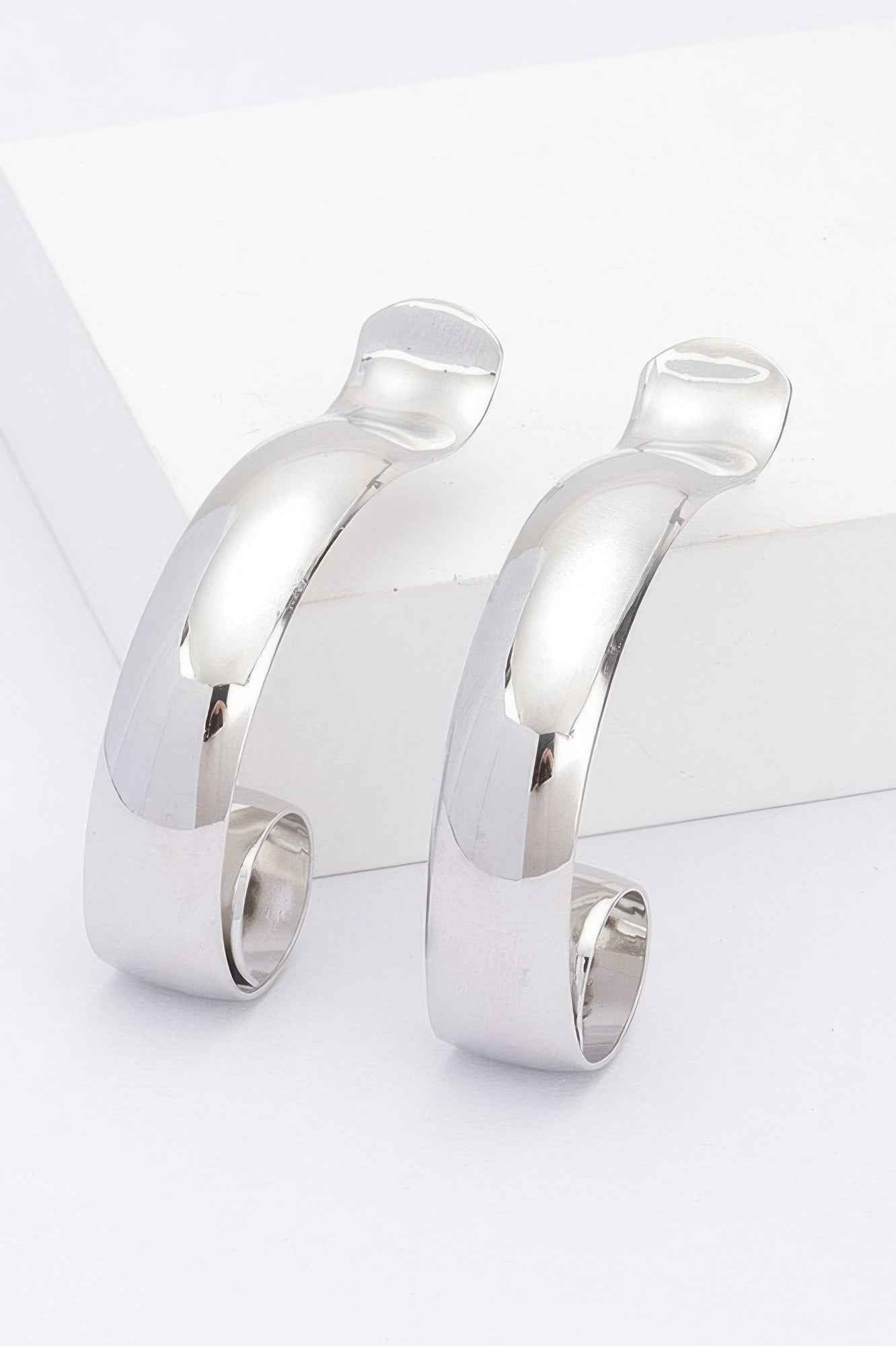 Metal Hoop Earrings