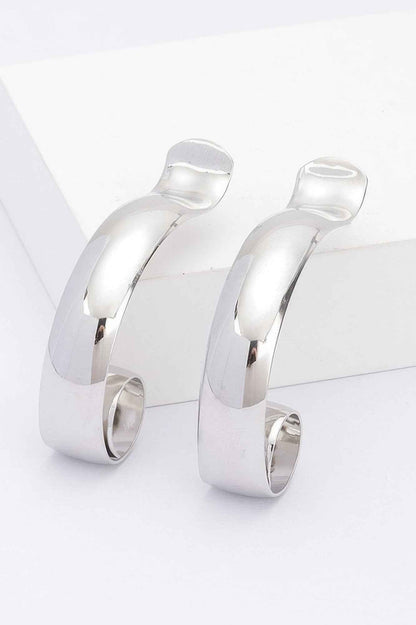 Metal Hoop Earrings
